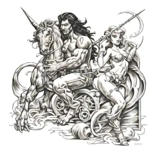 Boris Vallejo Pictures tattoo design idea