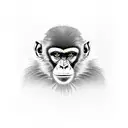 monkey tattoo design idea