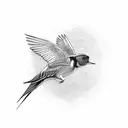 Swallow Bird tattoo design idea