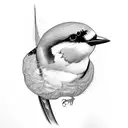 Swallow Bird tattoo design idea