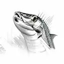 barracuda  tattoo design idea