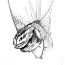 barracuda  tattoo design idea