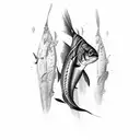 barracuda  tattoo design idea