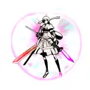 Sword tattoo design idea