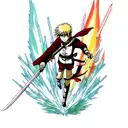 Sword tattoo design idea