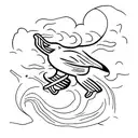 flying Albatross tattoo design idea