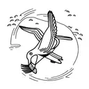 flying Albatross tattoo design idea