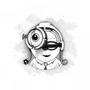 nurse minion tattoo design idea