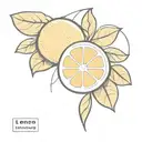 lemon tattoo design idea