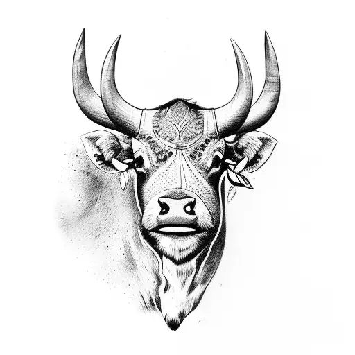 Amazon.com : Dopetattoo 6 sheets Temporary Tattoos for Men and Women Buffalo  Skull Sketch Bull Bones for Men Temporary tattoo for Women Neck Arm Chest  for Woman : Beauty & Personal Care