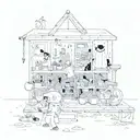 hard times  tattoo design idea