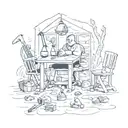 hard times  tattoo design idea