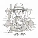 hard times  tattoo design idea