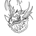 minecraft Ender dragon  tattoo design idea