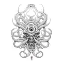 hades, kraken tattoo design idea
