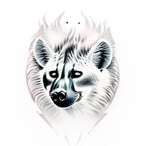 hyenas tattoo design idea