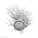 neuron tattoo design idea