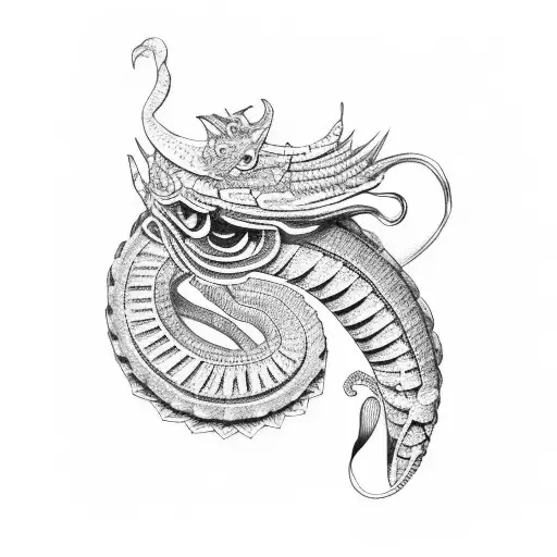 Quetzalcoatl  tattoo design idea