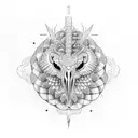 Quetzalcoatl  tattoo design idea