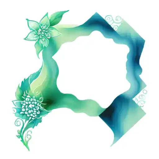 ukrainian ornament geometric tattoo design idea