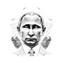 vladimir putin tattoo design idea