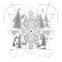 christmas tattoo design idea