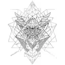 christmas tattoo design idea