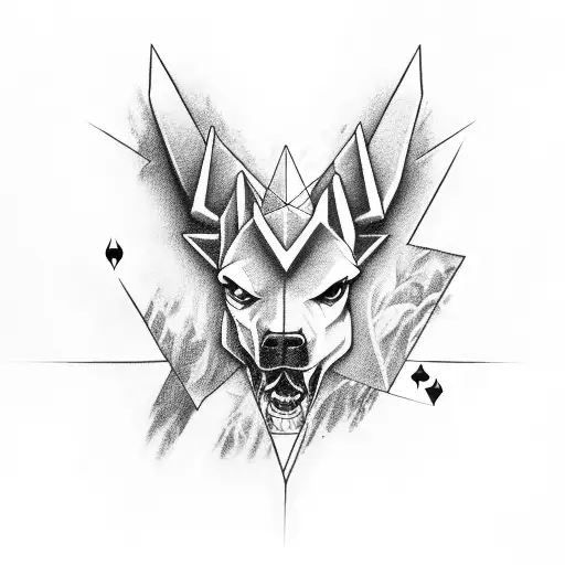 blackjack, illuminati, ocean  tattoo design idea