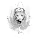 zach bryan lyrics with illustration tattoo design idea