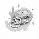 zach bryan lyrics with illustration tattoo design idea