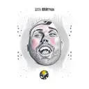 zach bryan lyrics with illustration tattoo design idea