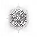 life is a maze tattoo design idea