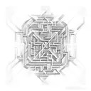life is a maze tattoo design idea