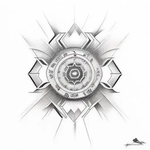 Design Description: - The tattoo will be located on your lower right arm. - The centerpiece of the design will be a deta tattoo design idea