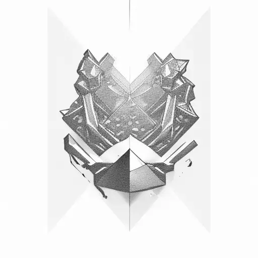 gold bar tattoo design idea