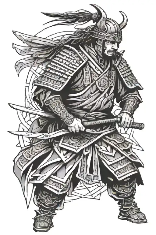 samurai tattoo design idea