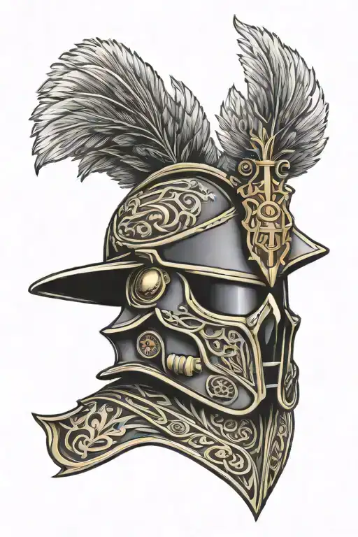 royal engineers, great Britain, remembrance, spartan 117 helmet tattoo design idea
