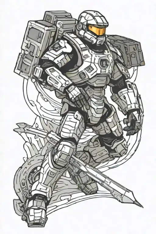 royal engineers, great Britain, remembrance, masterchief tattoo as aan arm sleeve tattoo design idea