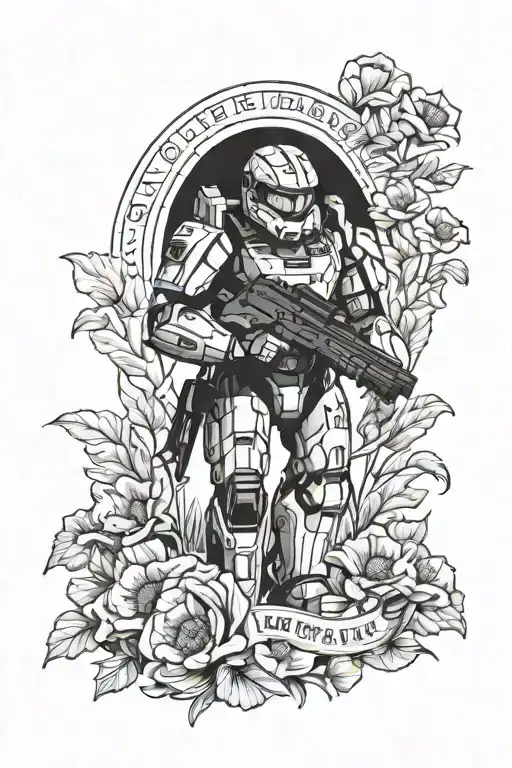 master chief, royal engineers, great Britain, poppies, remembrance, plant machinery, sleeve tattoo design idea