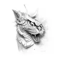 sharp scratches tattoo design idea