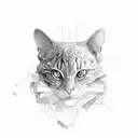 sharp scratches tattoo design idea