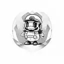 Nintendo characters  tattoo design idea