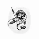 Nintendo characters  tattoo design idea