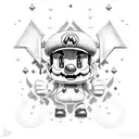 Nintendo characters  tattoo design idea