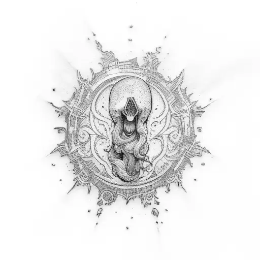 soulmates, ressurection tattoo design idea