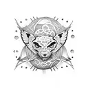 mother and sons tattoo design idea