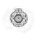 Create a minimalist tattoo of a pokeball surrounded by various types of Pokemon tattoo design idea