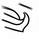 progressive house lines ascending model, abstract expressionism tattoo design idea