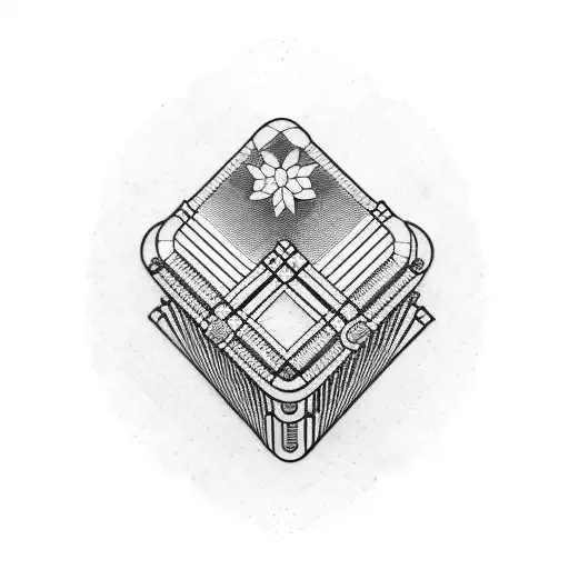 accordion tattoo design idea