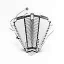 accordion tattoo design idea